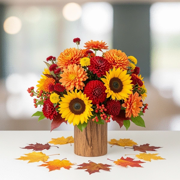 top autumn flower arrangements for events in Pakenham
