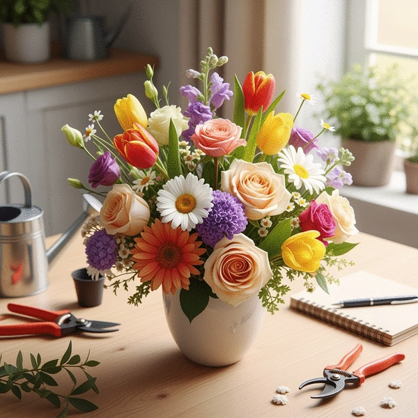 how to properly care for fresh flowers at home